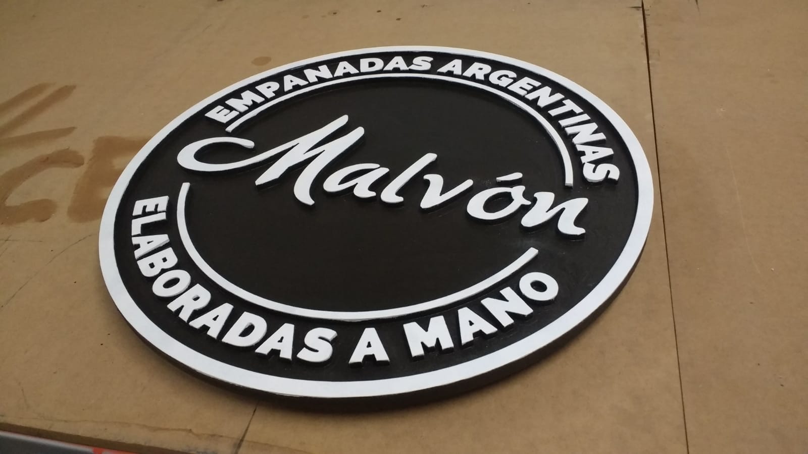 Carteler a Interior De Malv n Empanadas Argentinas GrafiR tulo 
